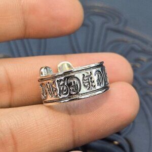Vintage Chrome Hearts Spinner Scroll Ring